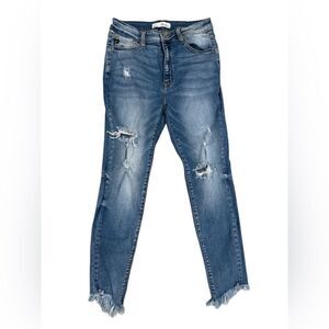 KanCan Cropped Ankle Jean